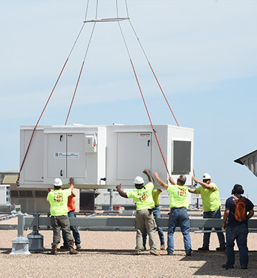 Ashland Helicopter HVAC Lift